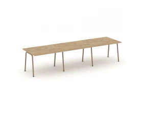 Стол переговорный на круглой трубе 354x98x75 Estetica images