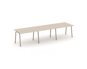 Стол переговорный на круглой трубе 354x98x75 Estetica images