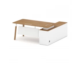 Стол руководителя левый 1800x1798x750 Fresco images