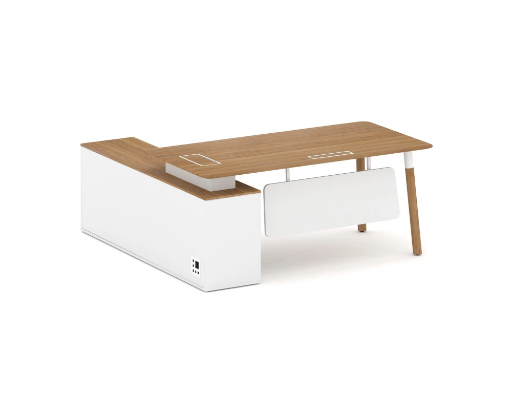 Стол руководителя правый 1800x1798x750 Fresco