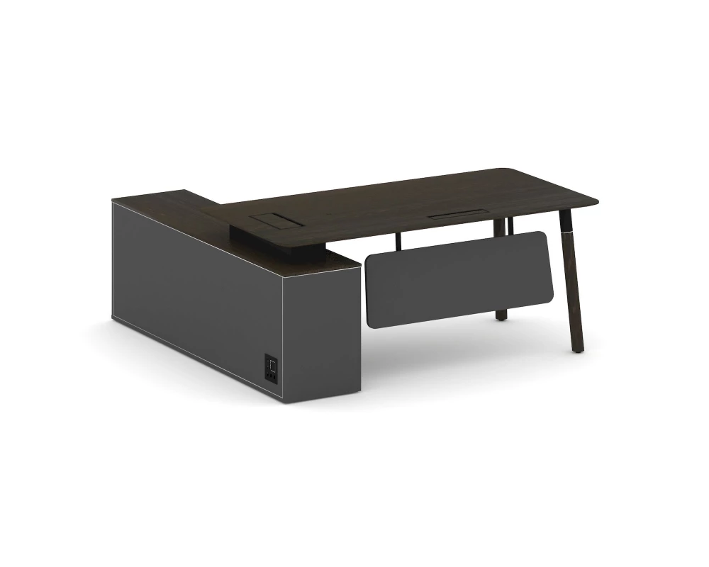 Стол руководителя правый 1800x1798x750 Fresco