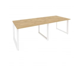 Стол переговорный (2 столешницы) на О-образном м/к 2360x980x750 Onix images