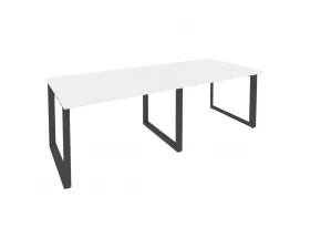 Стол переговорный (2 столешницы) на О-образном м/к 2360x980x750 Onix images