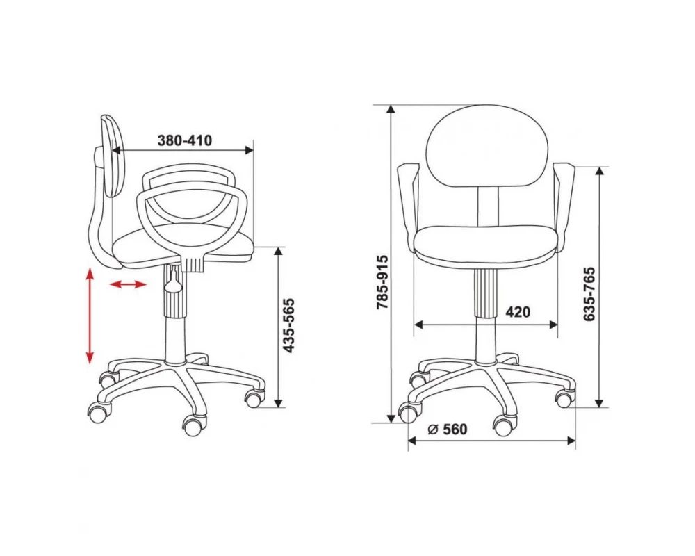 Кресло Бюрократ CH-213AXN