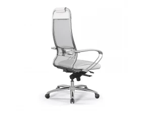 Кресло Samurai SL-1 Сетка/Экокожа, Белый images