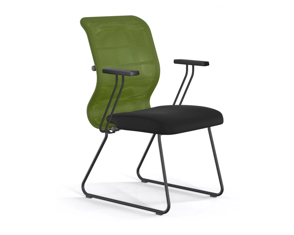 Кресло Sit 8 M4-8T F57 Сетка/Ткань, Зеленый/Черный