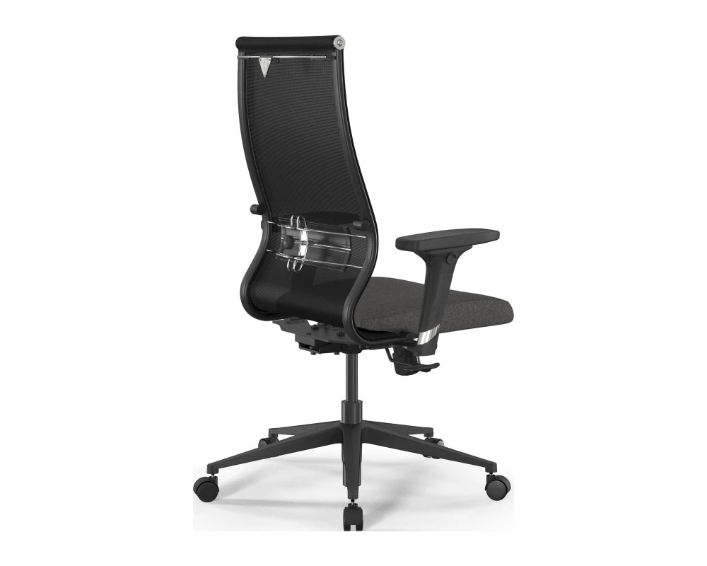 Кресло SynchroSit 10 B2-165D M20.B11.G19.W02 Сетка/Ткань, Черный/Темно-серый