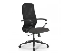 Кресло SynchroSit 8 B2-9K M25.B11.G19.W02 (подл. 2) Сетка/Ткань, Черный/Темно-серый images